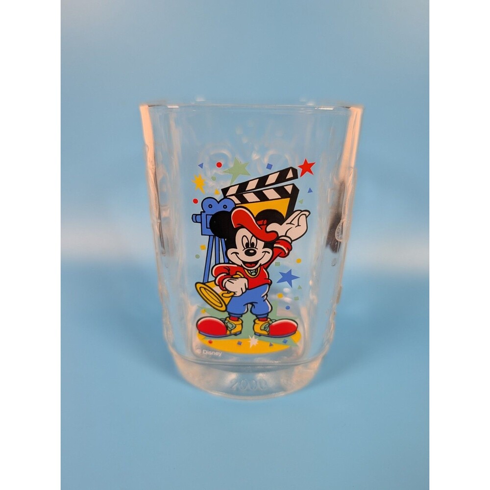 Mickey Mouse McDonalds 2000 Walt Disney World Magic Kingdom Celebration Glass